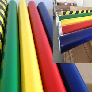Liab daj Ntsuab Xiav Dawb Coloful PVC Pem Teb Marking thiab Wrapping Daim Kab Xev