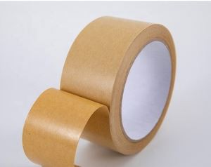 Dej-ua kom rov ua kom tiav Lub ntsej muag Kraft Gummed Daim Kab Xev Rau Sealing&Strapping