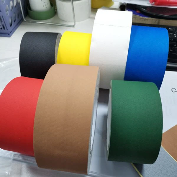 Ib qho yooj yim los rhuav dub theem teeb-absorbing daim kab xev, High-viscosity Matte Cloth Daim kab xev