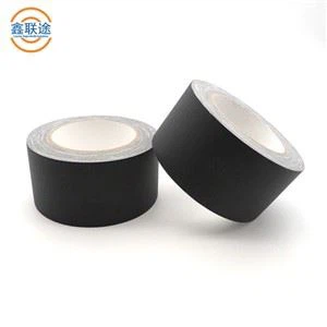 Amazon Kub Muag Tsis-reflective Heavy Duty Matte tiav Dub Dawb Cloth Gaffer Daim kab xev Rau Pro Photography Cable